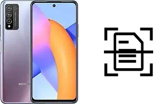 Numériser un document sur un Honor 10X Lite
