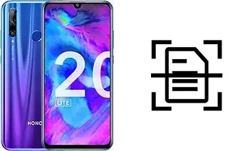 Numériser un document sur un Honor 20 lite