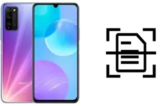 Numériser un document sur un Honor 30 Youth