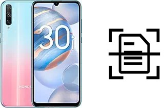 Numériser un document sur un Honor 30i