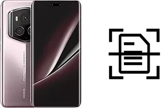 Numériser un document sur un Honor Magic6 RSR Porsche Design