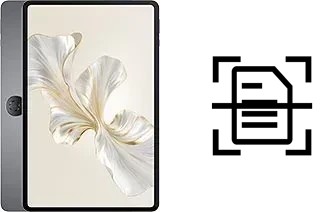 Numériser un document sur un Honor Pad 9