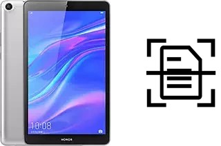 Numériser un document sur un Honor Tab 5