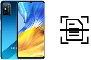 Numériser un document sur un Honor X10 Max 5G