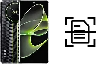 Numériser un document sur un Honor X40 GT