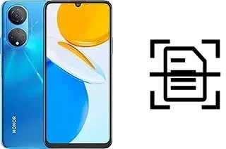 Numériser un document sur un Honor X7