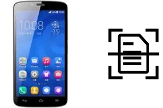 Numériser un document sur un Honor 3C Play