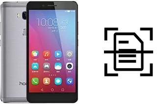 Numériser un document sur un Honor 5X