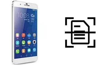 Numériser un document sur un Honor 6 Plus