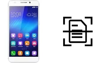 Numériser un document sur un Honor 6