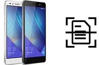 Numériser un document sur un Honor 7