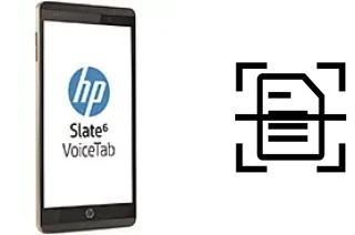 Numériser un document sur un HP Slate6 VoiceTab