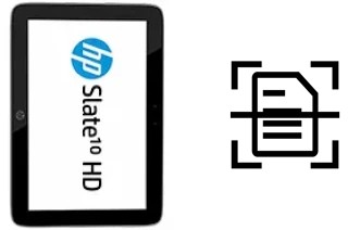 Numériser un document sur un HP Slate10 HD