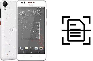 Numériser un document sur un HTC Desire 825