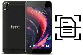 Numériser un document sur un HTC Desire 10 Compact