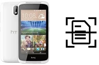 Numériser un document sur un HTC Desire 326G dual sim