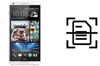 Numériser un document sur un HTC Desire 816