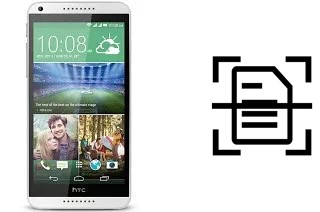 Numériser un document sur un HTC Desire 816 dual sim