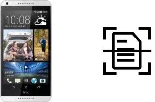 Numériser un document sur un HTC Desire 816 Dual