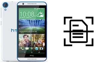 Numériser un document sur un HTC Desire 820s dual sim