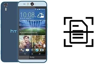 Numériser un document sur un HTC Desire Eye