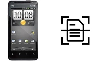 Numériser un document sur un HTC EVO Design 4G