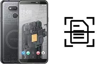 Numériser un document sur un HTC Exodus 1s