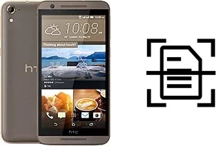 Numériser un document sur un HTC One E9s dual sim