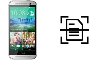 Numériser un document sur un HTC One (M8)