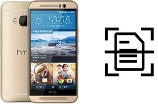 Numériser un document sur un HTC One M9 Prime Camera