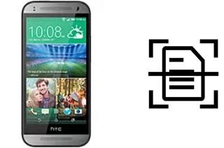 Numériser un document sur un HTC One mini 2