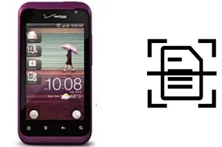 Numériser un document sur un HTC Rhyme CDMA