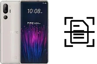 Numériser un document sur un HTC U24 Pro