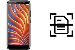 Numériser un document sur un HTC Wildfire E1 lite