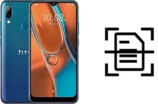 Numériser un document sur un HTC Wildfire E2