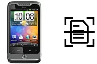 Numériser un document sur un HTC Wildfire CDMA