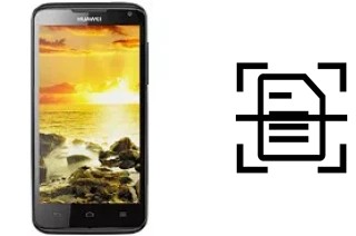 Numériser un document sur un Huawei Ascend D quad