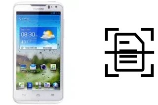 Numériser un document sur un Huawei Ascend D quad XL