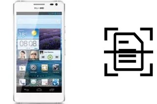 Numériser un document sur un Huawei Ascend D2