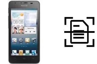 Numériser un document sur un Huawei Ascend G510