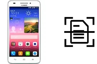 Numériser un document sur un Huawei Ascend G620s