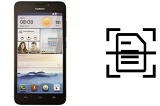 Numériser un document sur un Huawei Ascend G630