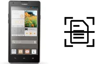 Numériser un document sur un Huawei Ascend G700