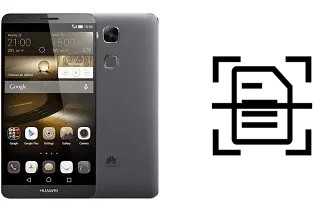 Numériser un document sur un Huawei Ascend Mate7