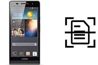 Numériser un document sur un Huawei Ascend P6