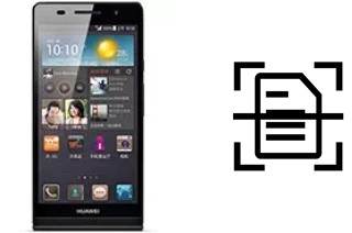 Numériser un document sur un Huawei Ascend P6 S