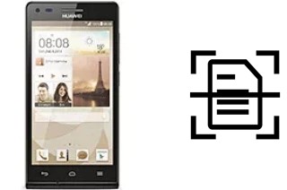 Numériser un document sur un Huawei Ascend P7 mini