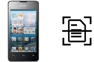 Numériser un document sur un Huawei Ascend Y300