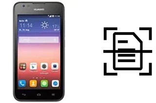 Numériser un document sur un Huawei Ascend Y550