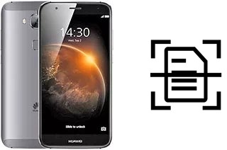 Numériser un document sur un Huawei G7 Plus